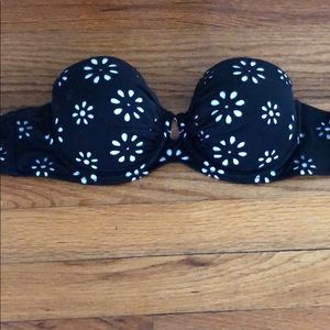 VS Black and White Bandeau Top